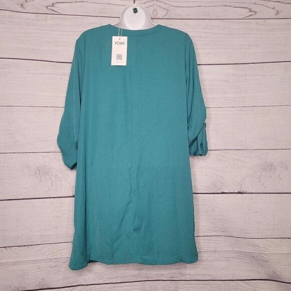 Women's Casual Tunic Mini Dress Small - Picture 3 of 3